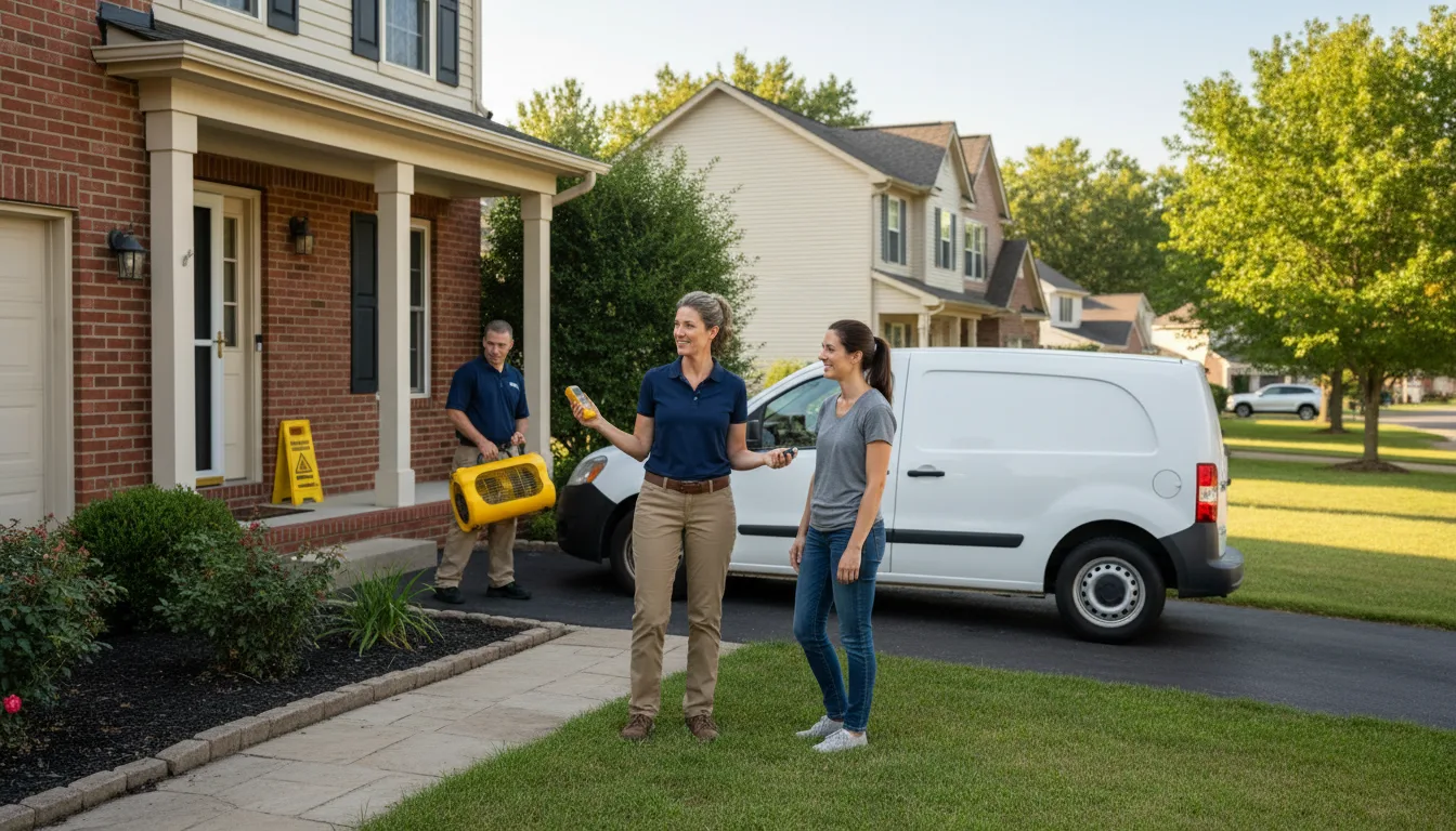 Water restoration image for Home Water Damage Repair in Petersburg, VA